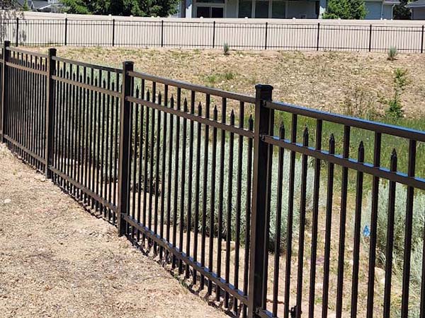Aluminum fence options in the Caldwell, Idaho area.