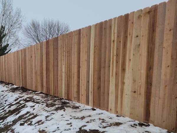 Twin Falls Idaho wood privacy fencing
