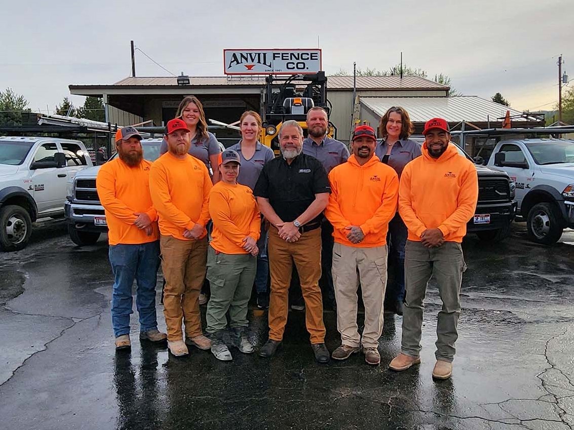 Photo of Boise, Idaho fence company employees at Anvil Fence