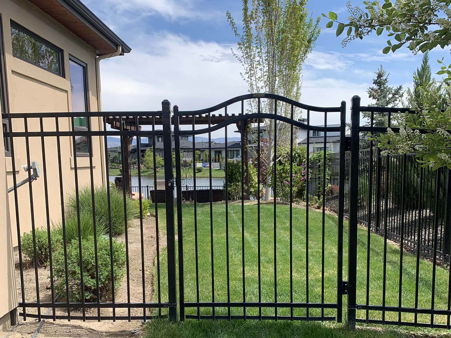 Photo of a Twin Falls Idaho residential fence gate