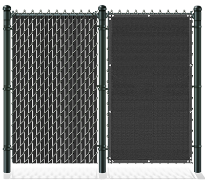 Chain Link Semi-Privacy Fencing in Boise Idaho