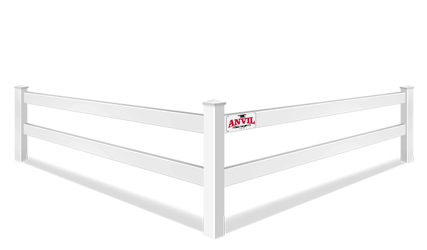 Boise Idaho  2 rail vinyl farm fence