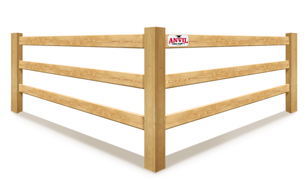 Boise Idaho 3 rail farm fence company