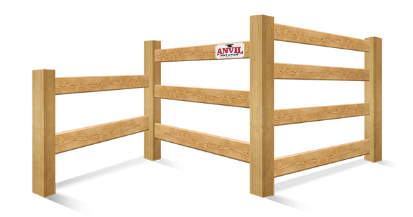 3 Rail Farm fencing options popular in the Boise Idaho area