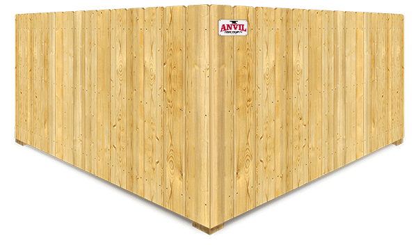 Wood Stockade Style Fence - Boise Idaho