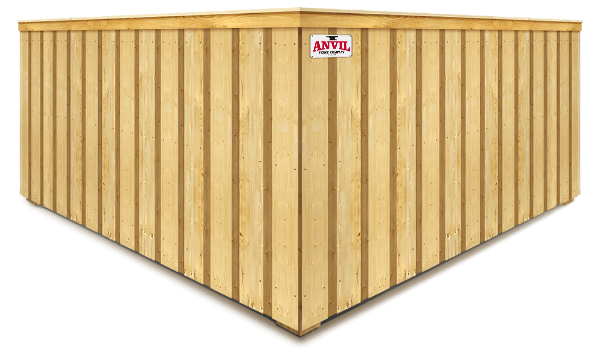 Wood Board on Board Style Fence - Boise Idaho