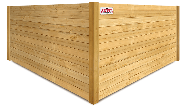 Wood Horizontal Fence - Boise Idaho