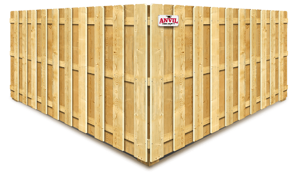 Wood Shadowbox Style Fence - Boise Idaho