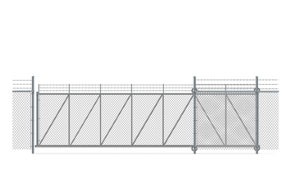 commercial roll gate installation for the Boise Idaho area.