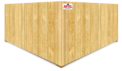 Star ID stockade style wood fence