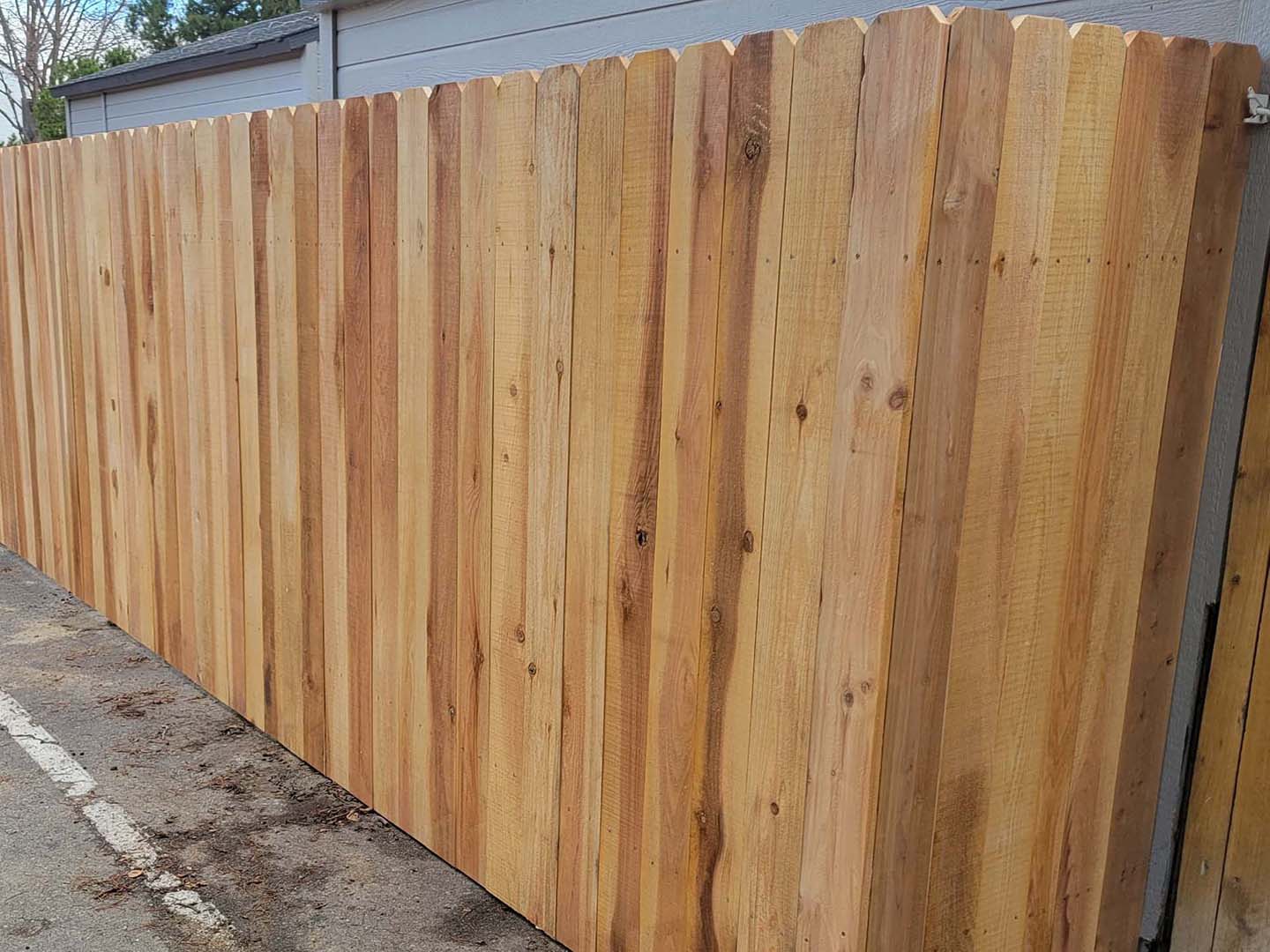 Twin Falls Idaho wood privacy fencing